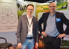 Geert van den Eijnde and Johan de Vos (Geling Advies). After first participating last year, Johan noticed that it was busier at the fair this year.